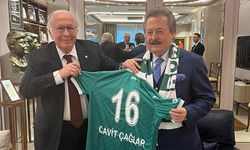 Bursaspor Yönetimi Efsane Başkan Cavit Çağlar'ı Ziyaret Etti