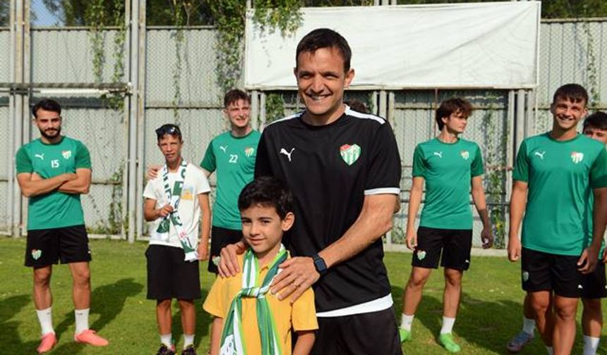 Bursaspor’a Bizim Ev’den moral ziyareti